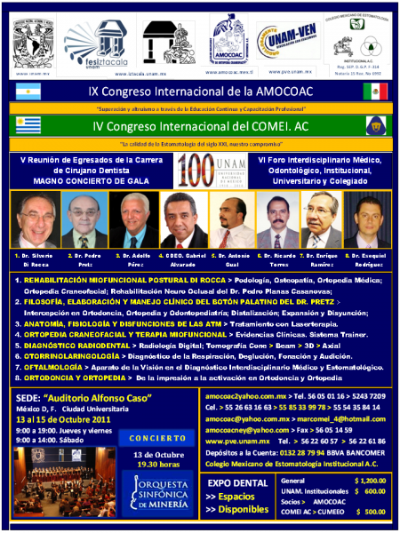 IX CONGRESO INTERNACIONAL AMOCOAC Y IV CONGRESO INTERNACIONAL DEL COMEI AC