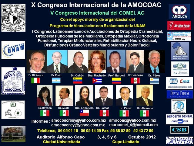 POSTER DEFINITIVO DEL X CONGRESO INTERNACIONAL AMOCOAC-UNAM-COMEI