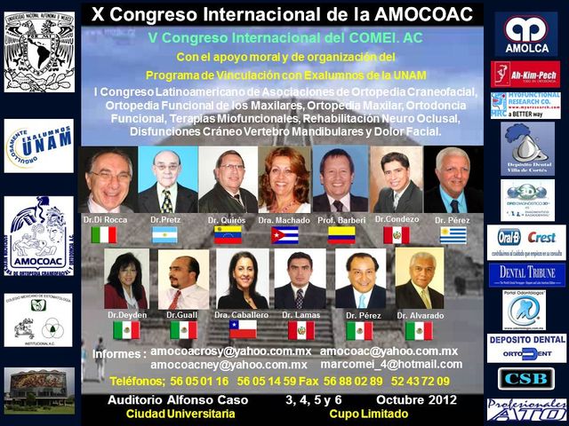 POSTER DEFINITIVO DEL X CONGRESO INTERNACIONAL AMOCOAC-UNAM-COMEI